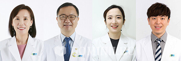  (좌측부터) 순천향대 부천병원 최수정, 김진국, 최수인, 한상수 교수
